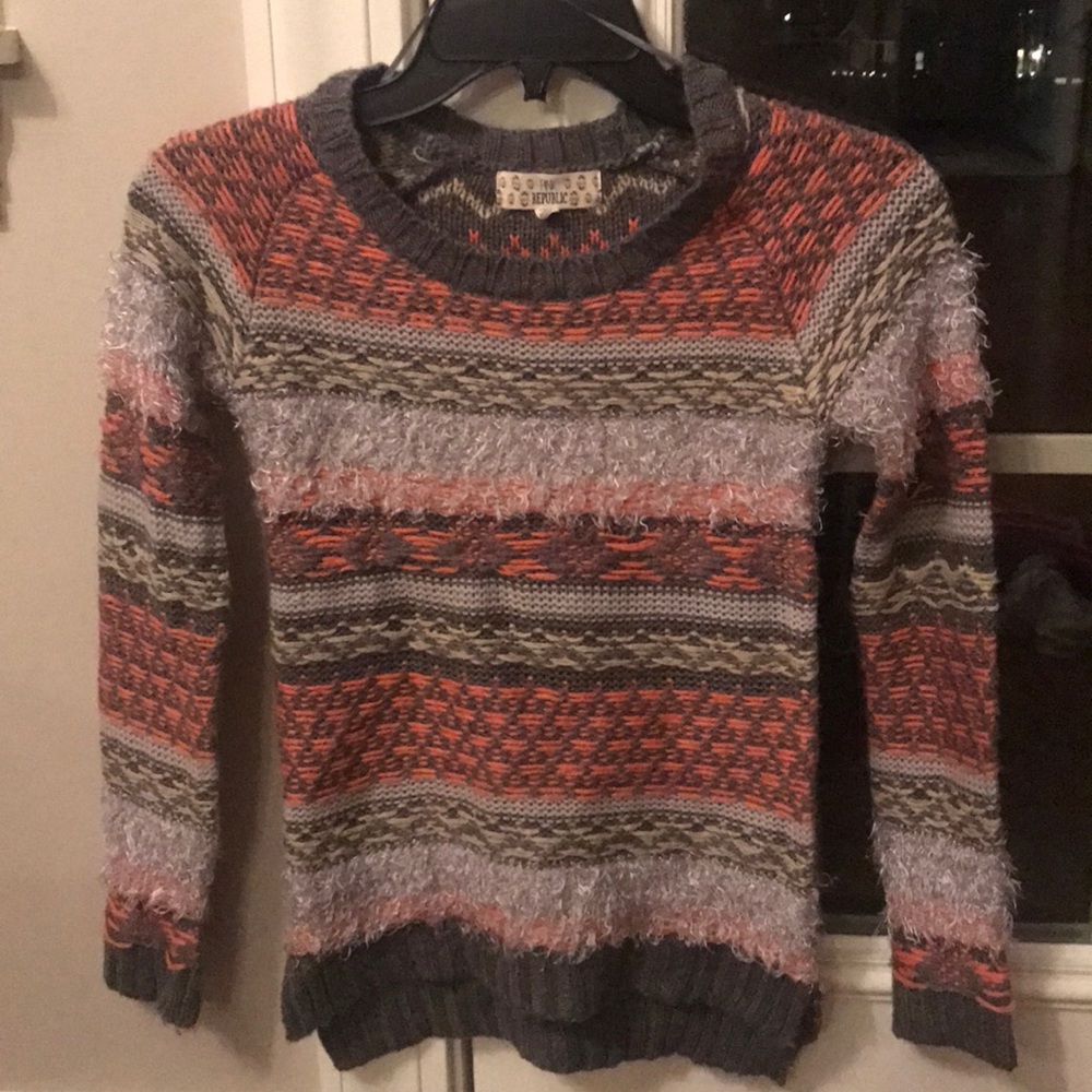 Pink republic girls sweater
